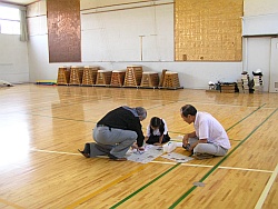 一人残ってもがんばりました